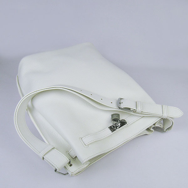 Replica Hermes Jypsiere 34 Togo Leather Messenger Bag White H2804 - 1:1 Copy - Click Image to Close